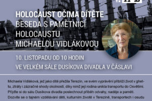Setkání s pamětnicí holocaustu paní Michaelou Vidlákovou