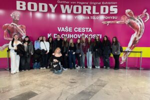 Exkurze třídy 2.S na výstavu Body Worlds Praha